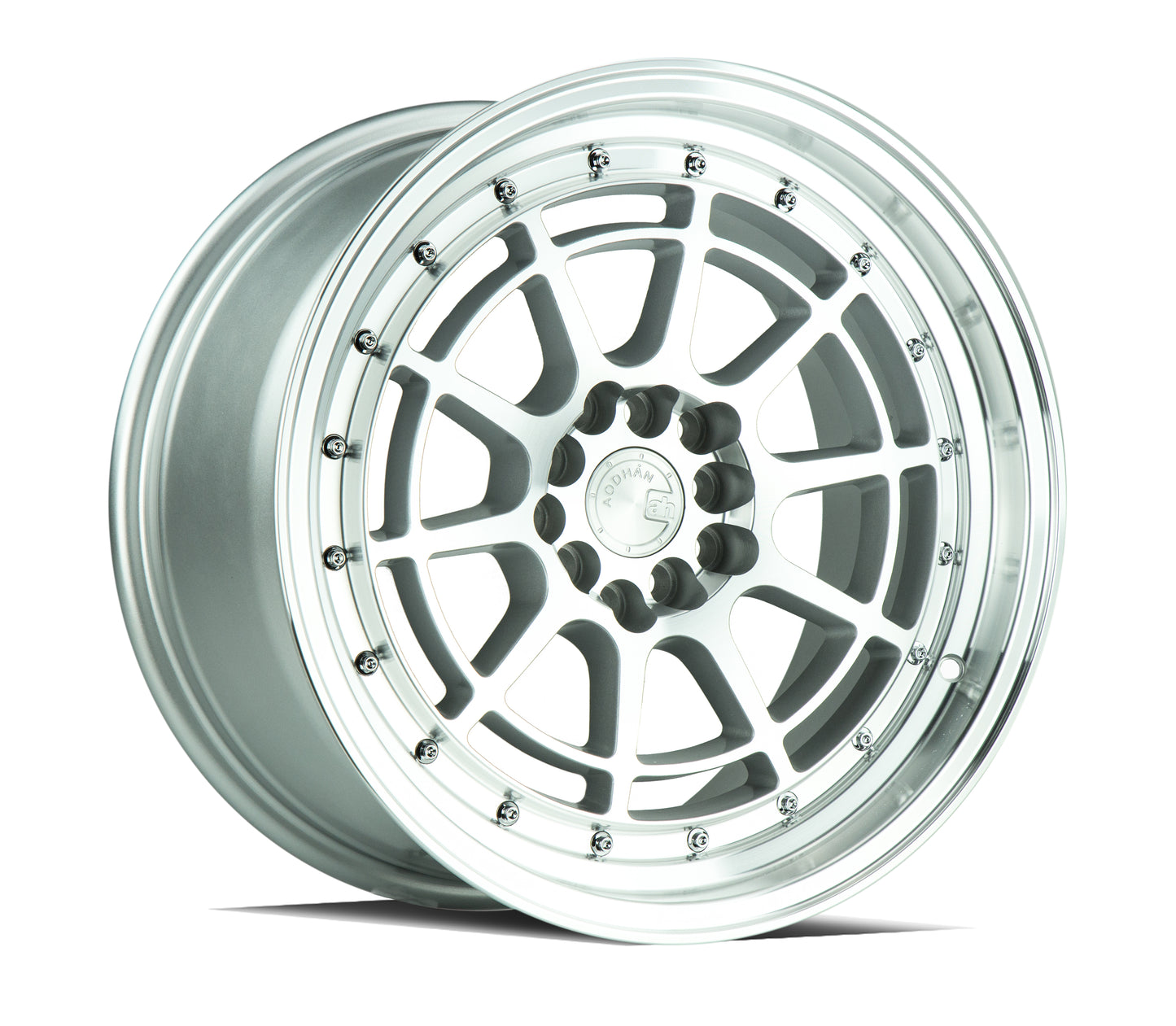 Aodhan Wheels AH04 Silver Machined Face 17x9 5x100/114.3 | +25 | 73.1