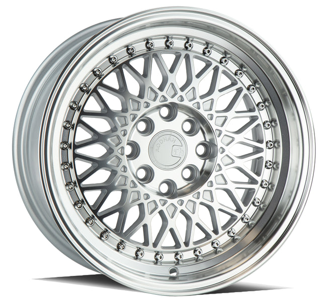 Aodhan Wheels AH05 Silver Machined Face 15x8 4x100/114.3  | +20 | 73.1