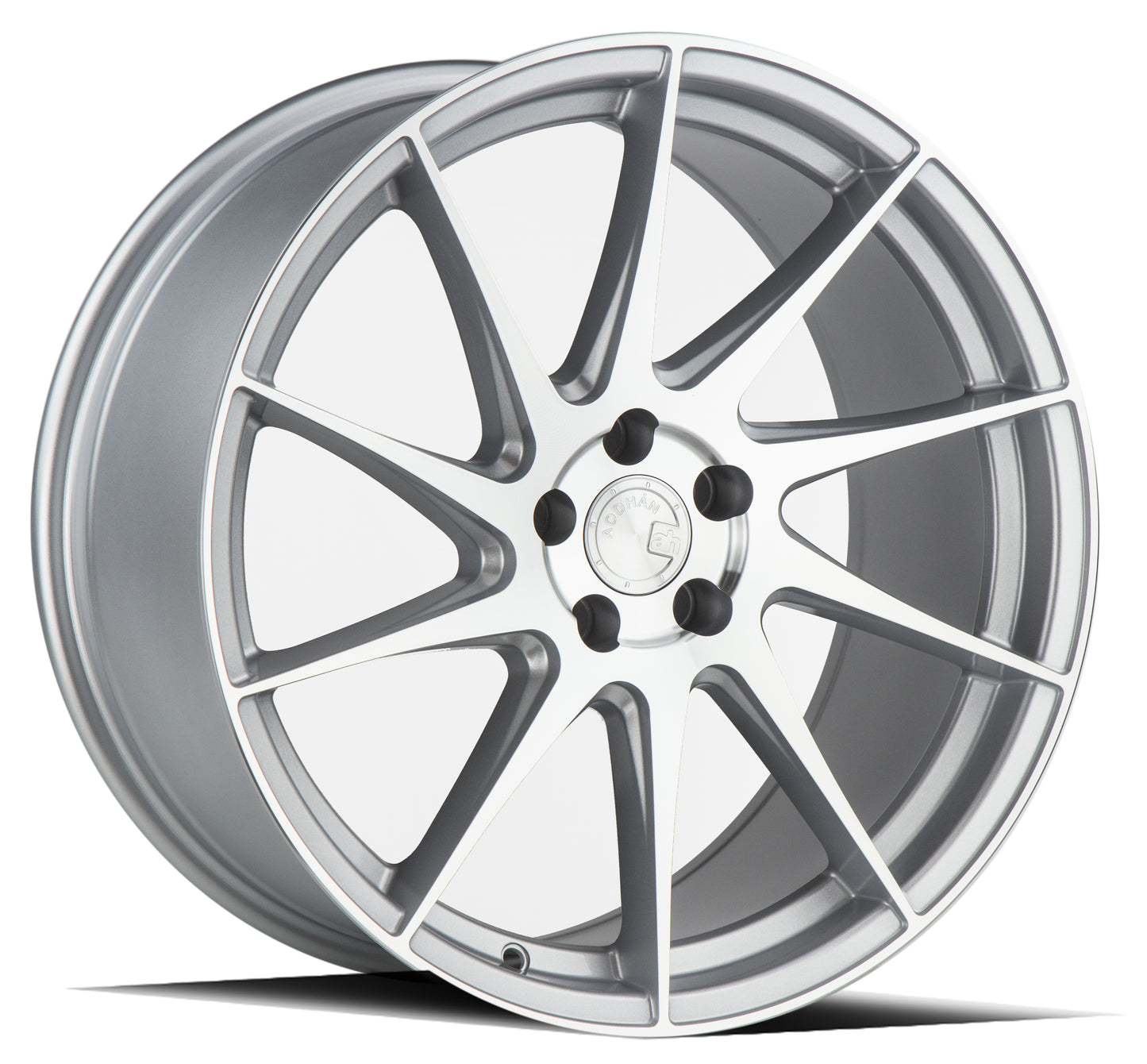 Aodhan Wheels AH09 Silver Machined Face 18x8.5 (Driver Side) 5x108  | +35 | 73.1