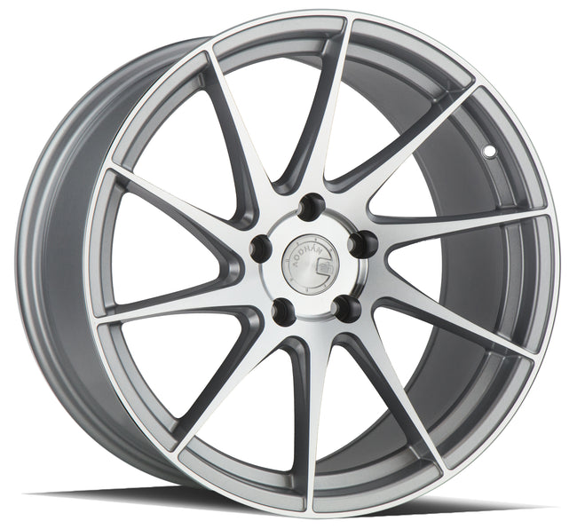 Aodhan Wheels AH09 Silver Machined Face 18x9.5 (Driver Side) 5x100  | +35 | 73.1