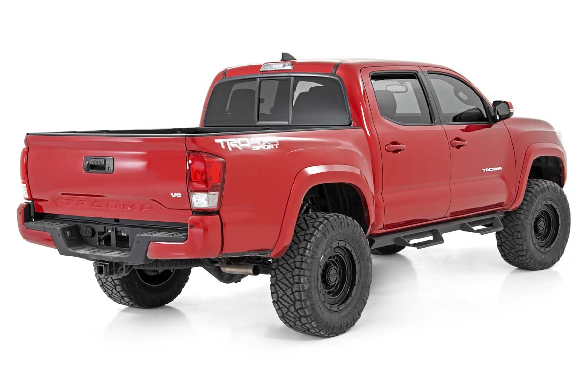 Rough Country Tacoma Drop Steps AL2 For 05-Pres Tacoma Double Cab