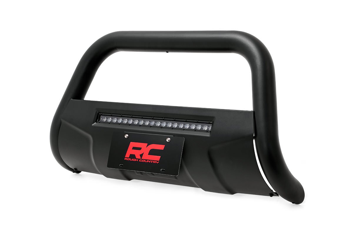 Rough Country 15-20 Colorado/Canyon Bull Bar w/LED Light Bar Black