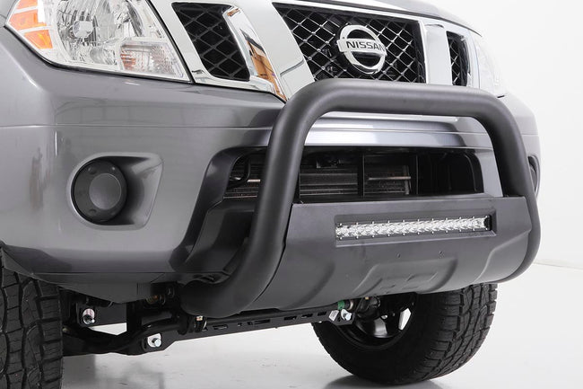 Rough Country Nissan 05-19 Frontier Bull Bar w/LED Light Bar Black