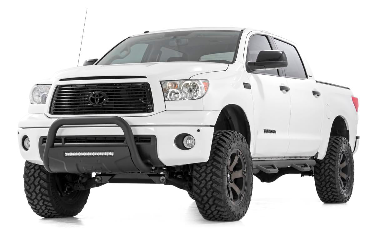 Rough Country Toyota 07-20 Tundra Bull Bar w/LED Light Bar Black