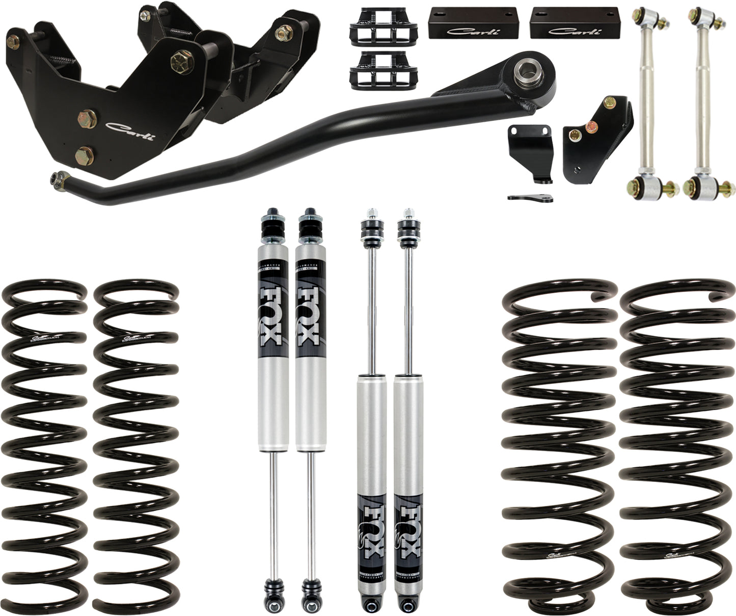 CARLI 2019-2023 Ram 2500 4x4 HEMI With Rear Coils 3" Commuter Lift Kit