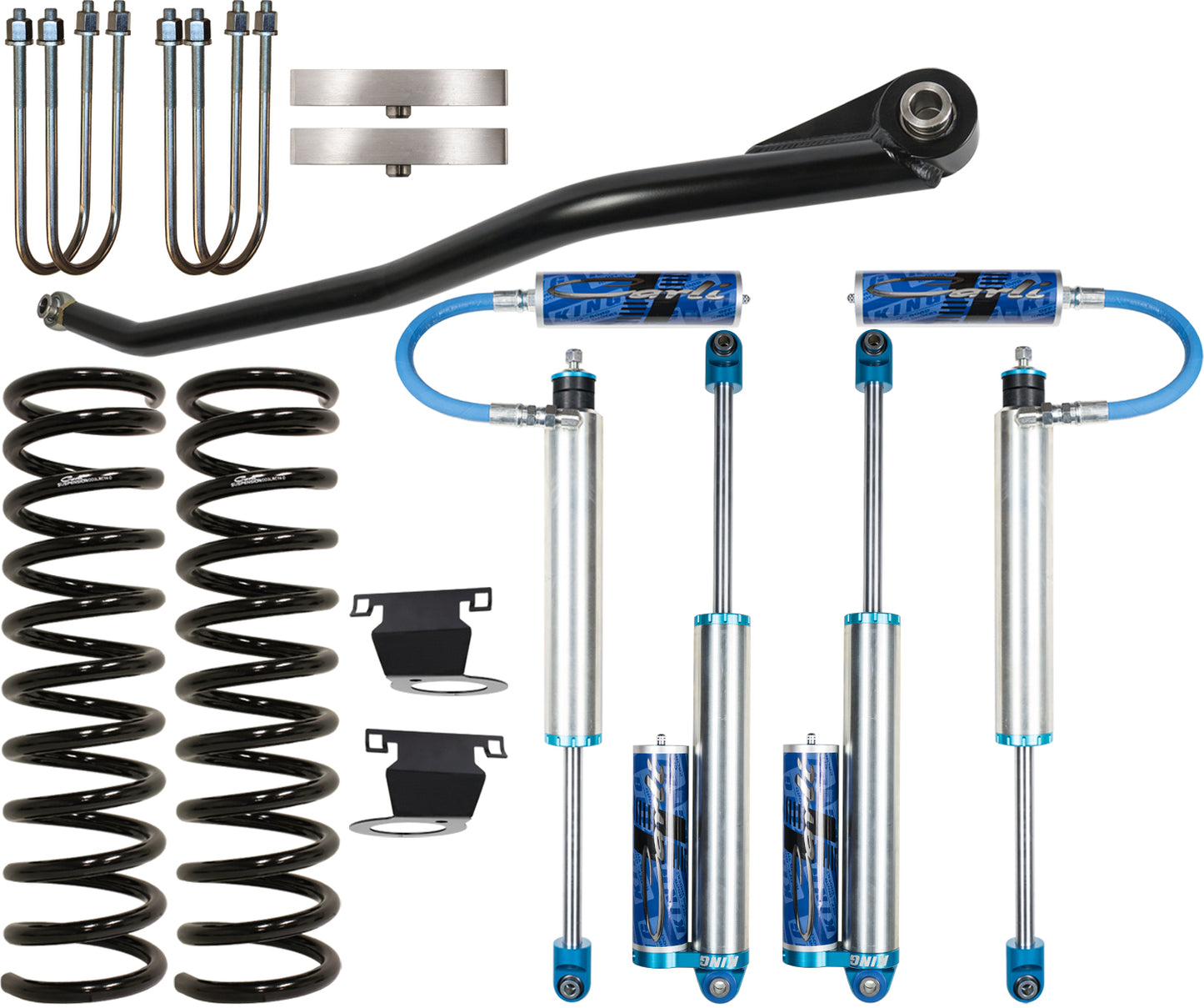 CARLI 2013-2023 Ram 3500 4x4 Diesel Pintop 2.5" Level Kit