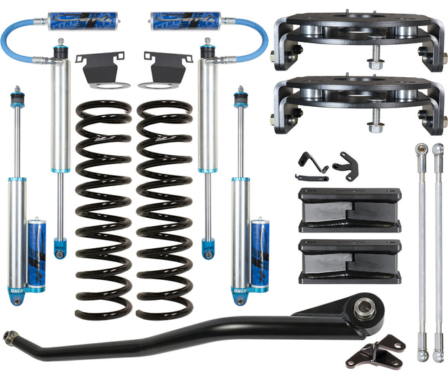 CARLI 2014-2023 Ram 2500 4x4 Diesel With OE Rear Air Ride 2.5" Pintop Level kit