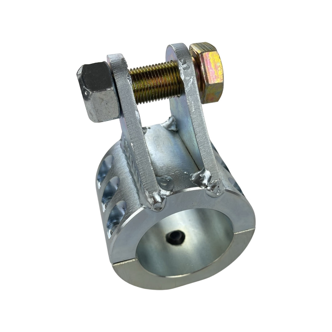 Apex Chassis Double Shear Hydro Assist Stabilizer Clamp Zinc 1.75 Inch ID