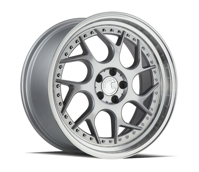 Aodhan Wheels DS01 Silver w/Machined Lip 18x8.5 5x100 | +35 | 73.1