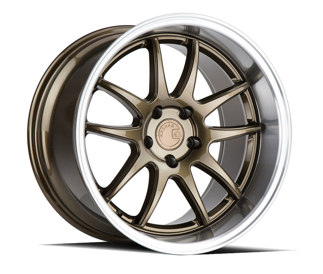 Aodhan Wheels DS02 Bronze w/Machined Lip 18x10.5 5x114.3 | +15 | 73.1