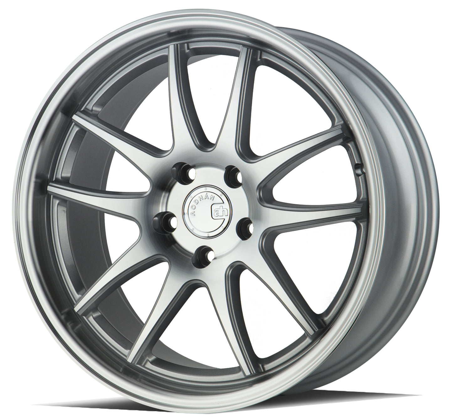 Aodhan Wheels DS02 Silver w/Machined Face 18x8.5 5X100 | +35 | 73.1