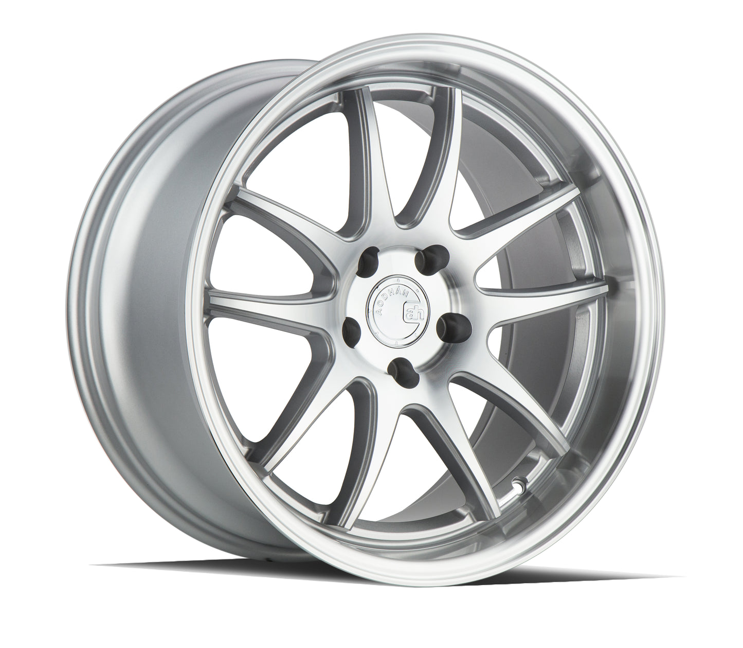 Aodhan Wheels DS02 Silver w/Machined Face 18x9.5 5X100 | +35 | 73.1