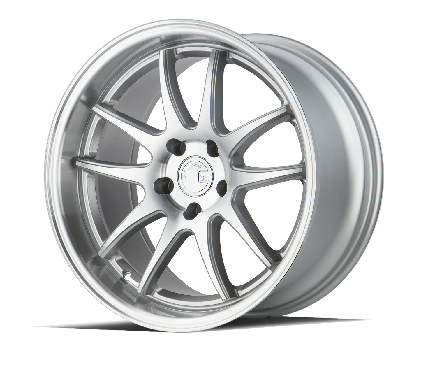Aodhan Wheels DS02 Silver w/Machined Face 18x9.5 5x114.3 | +15 | 73.1