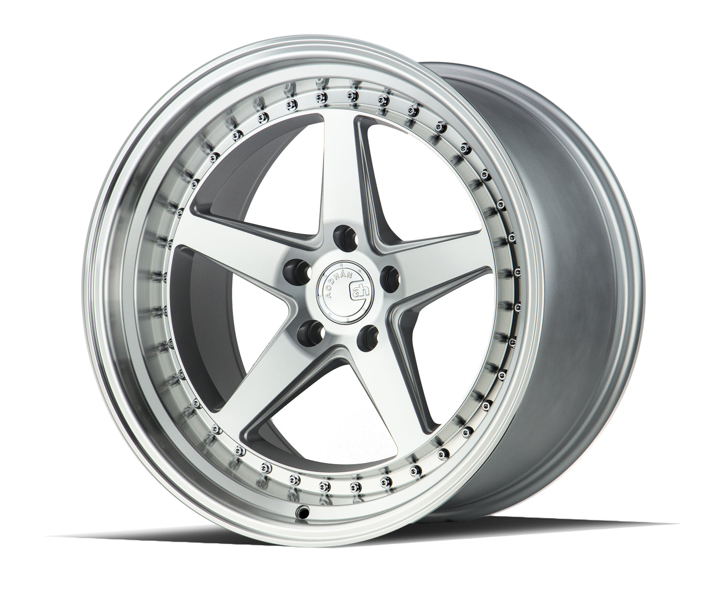 Aodhan Wheels DS05 Silver w/Machined Face 18x10.5 5x114.3 | +22 | 73.1