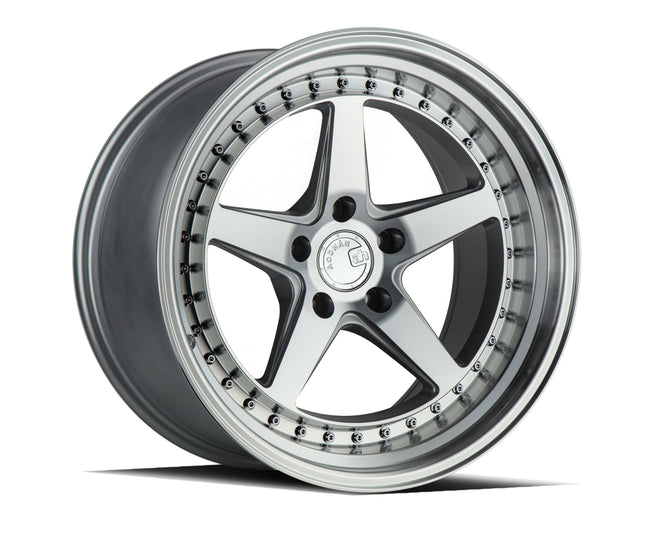 Aodhan Wheels DS05 Silver w/Machined Face 18x8.5 5x100 | +35 | 73.1