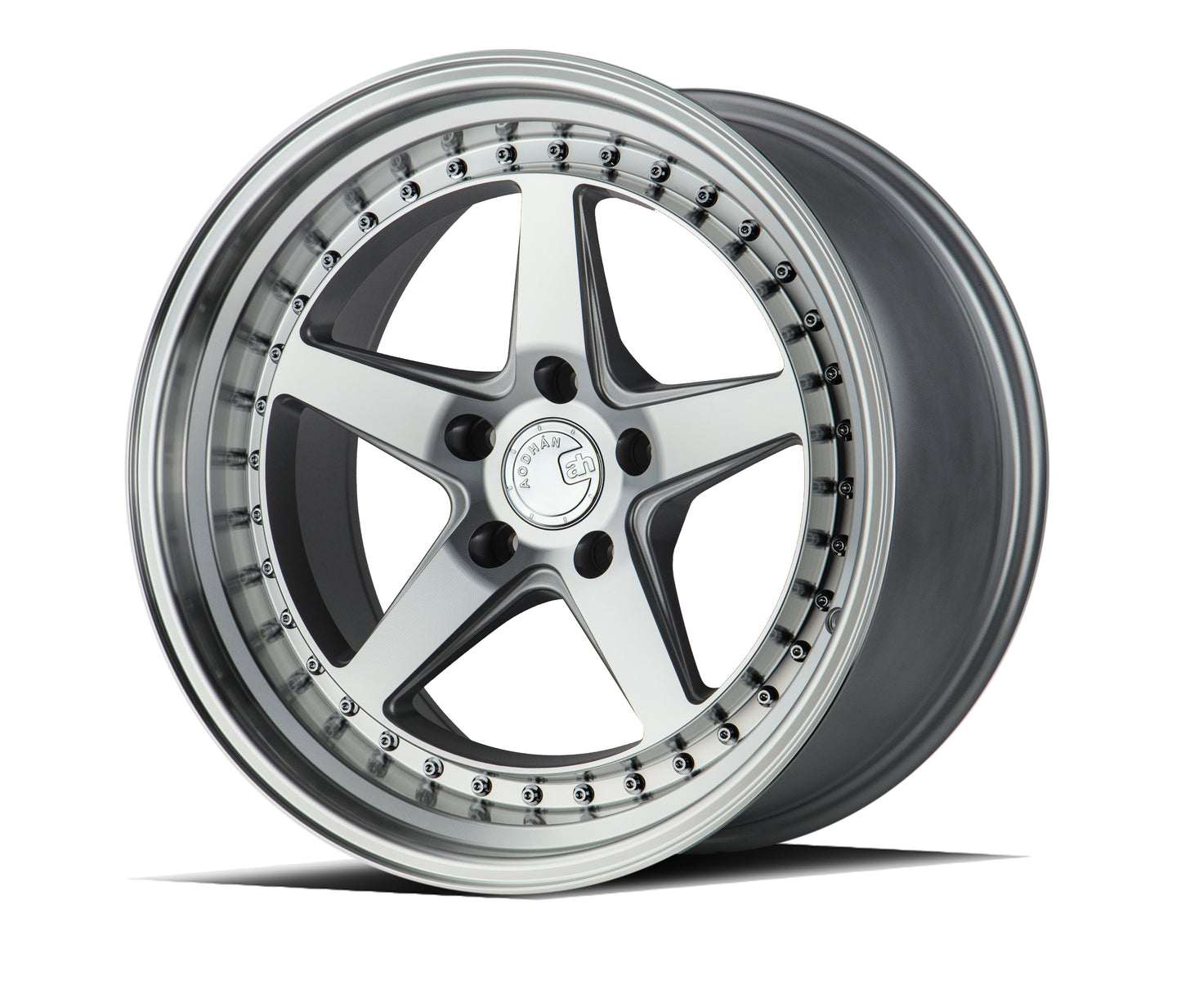 Aodhan Wheels DS05 Silver w/Machined Face 18x8.5 5x114.3 | +35 | 73.1