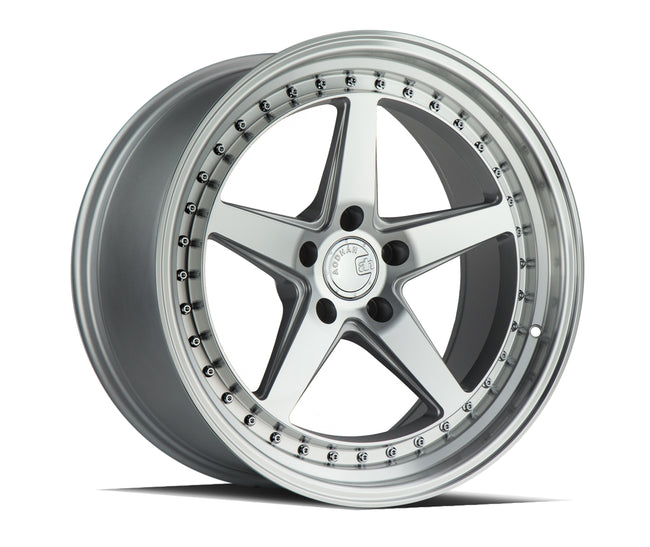 Aodhan Wheels DS05 Silver w/Machined Face 18x9.5 5x114.3 | +22 | 73.1