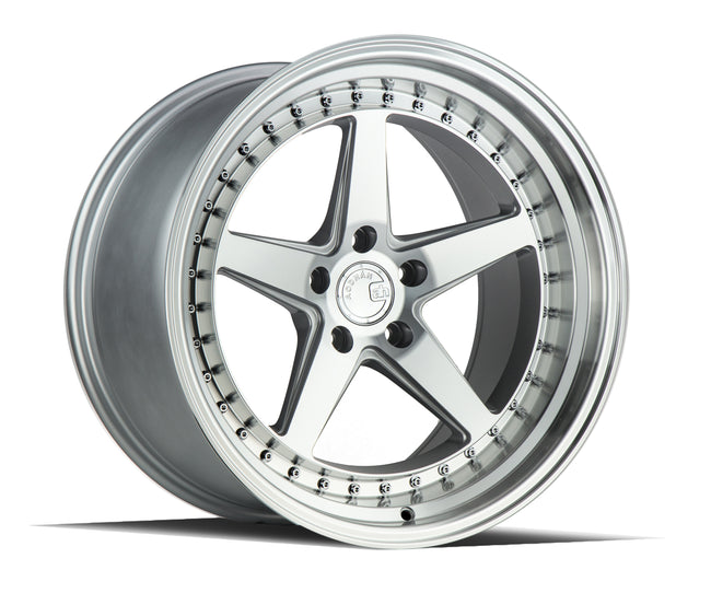 Aodhan Wheels DS05 Silver w/Machined Face 19x11 5x114.3 | +22 | 73.1