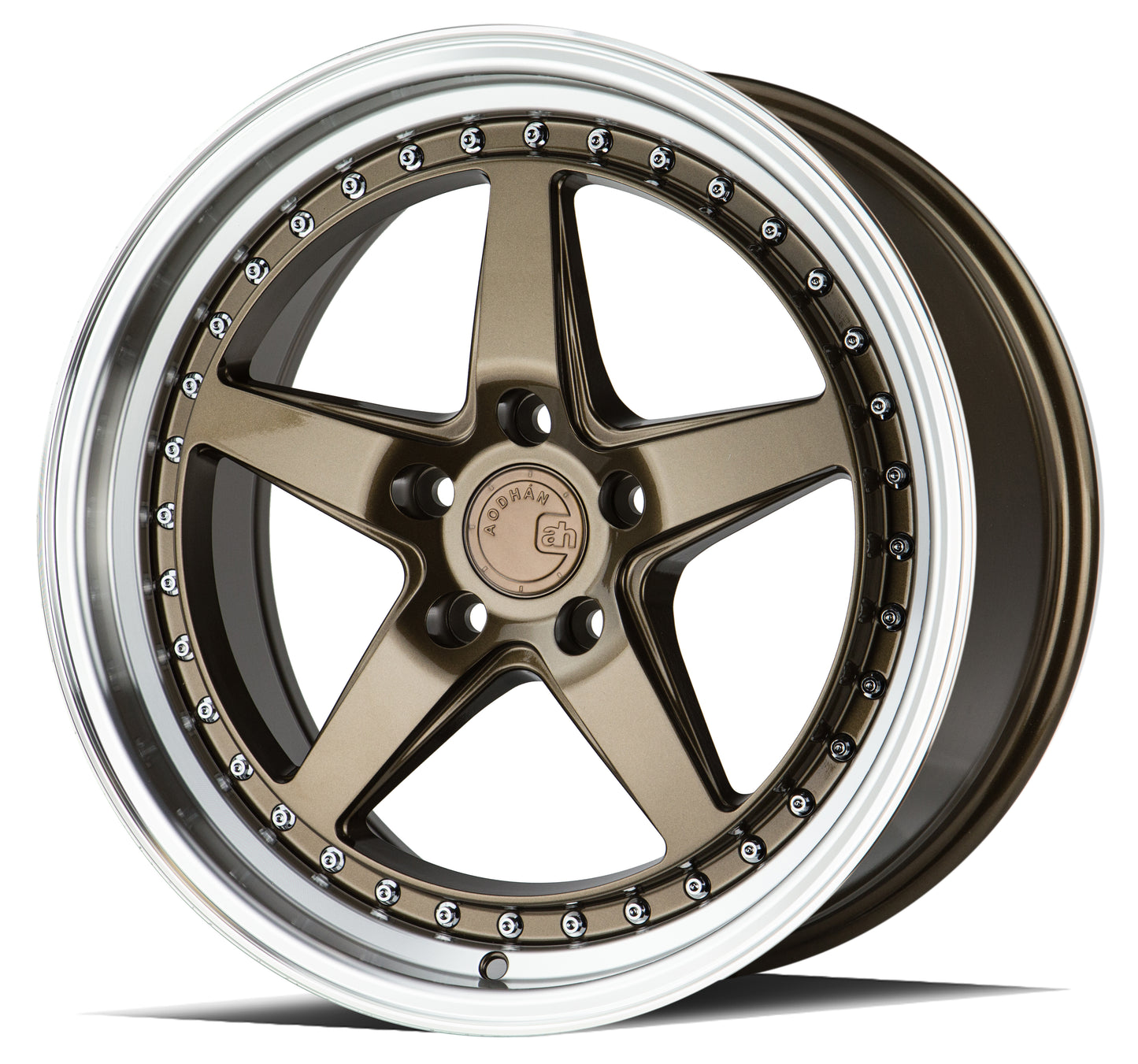 Aodhan Wheels DS05 Bronze w/Machined Lip 18x8.5 5x114.3 | +35 | 73.1