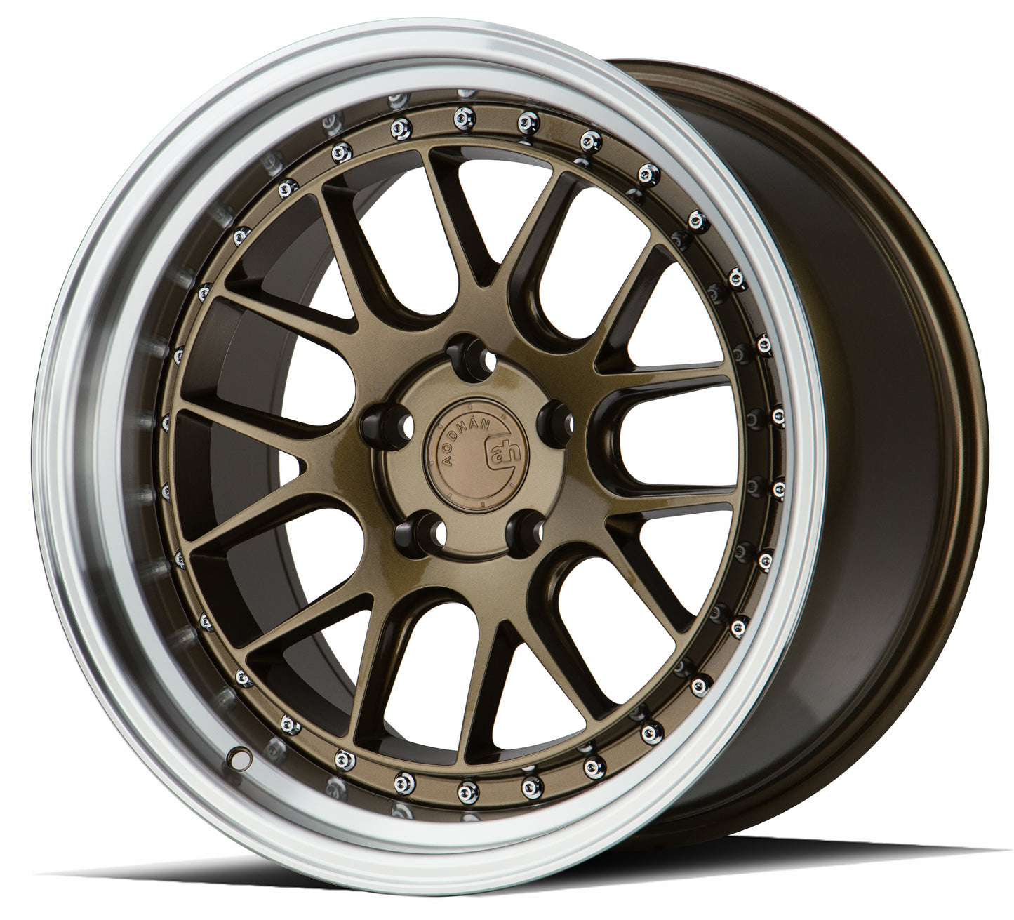 Aodhan Wheels DS06 Bronze w/Machined Lip 18x10.5 5x114.3 | +15 | 73.1