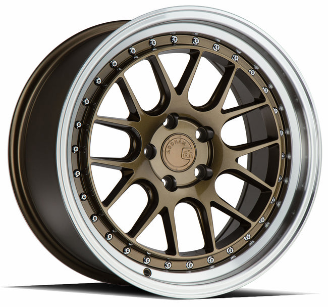 Aodhan Wheels DS06 Bronze w/Machined Lip 18x8.5 5x100 | +35 | 73.1
