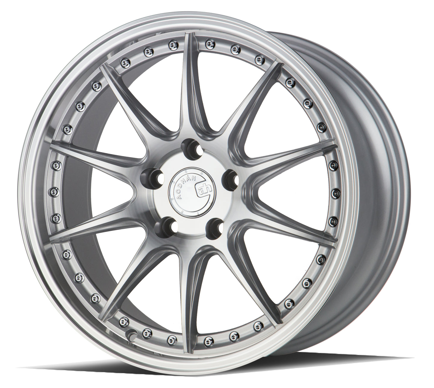 Aodhan Wheels DS07 Silver w/Machined Face 18x8.5 5x100 | +35 | 73.1