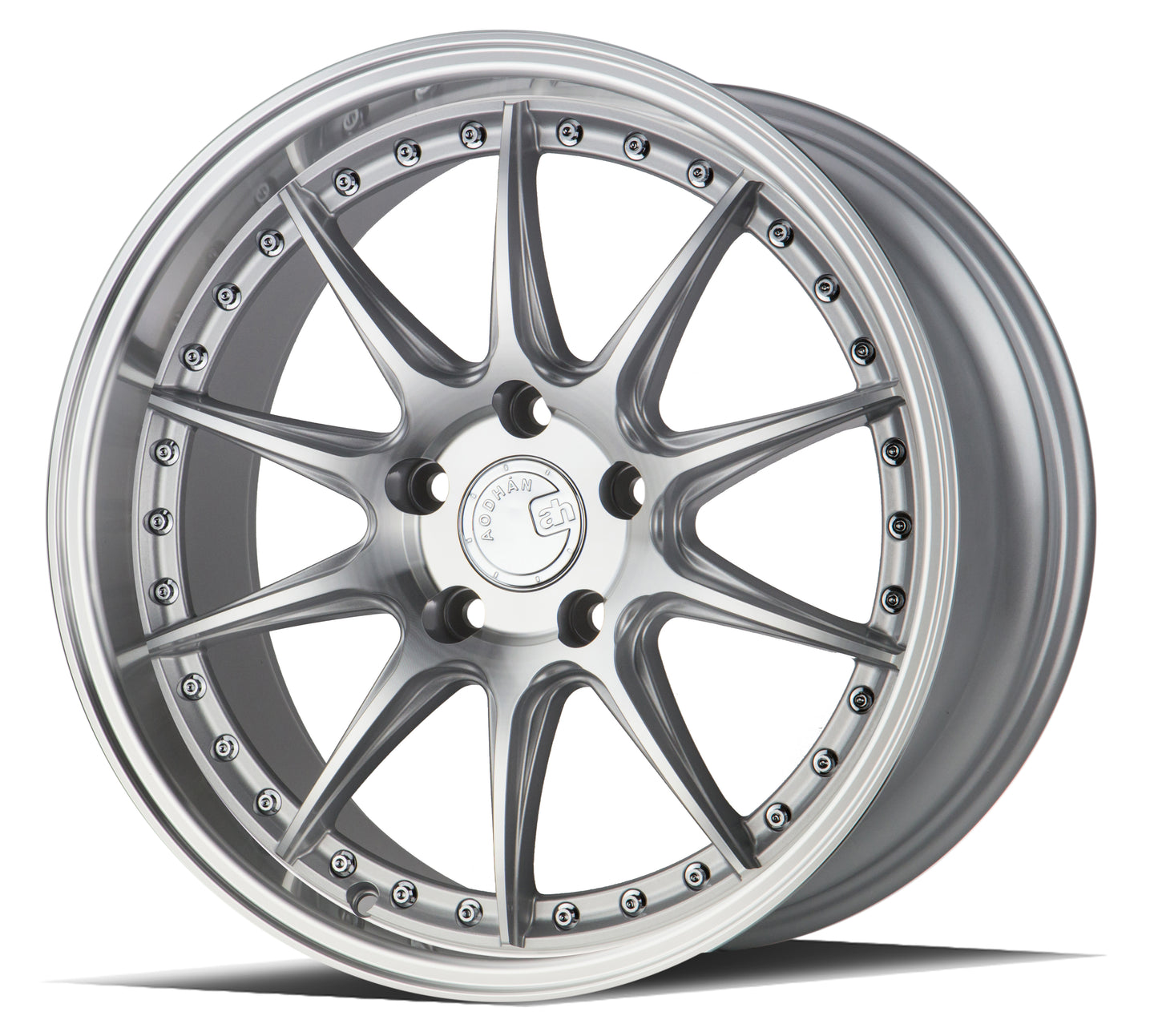 Aodhan Wheels DS07 Silver w/Machined Face 18x9.5 5x114.3 | +15 | 73.1