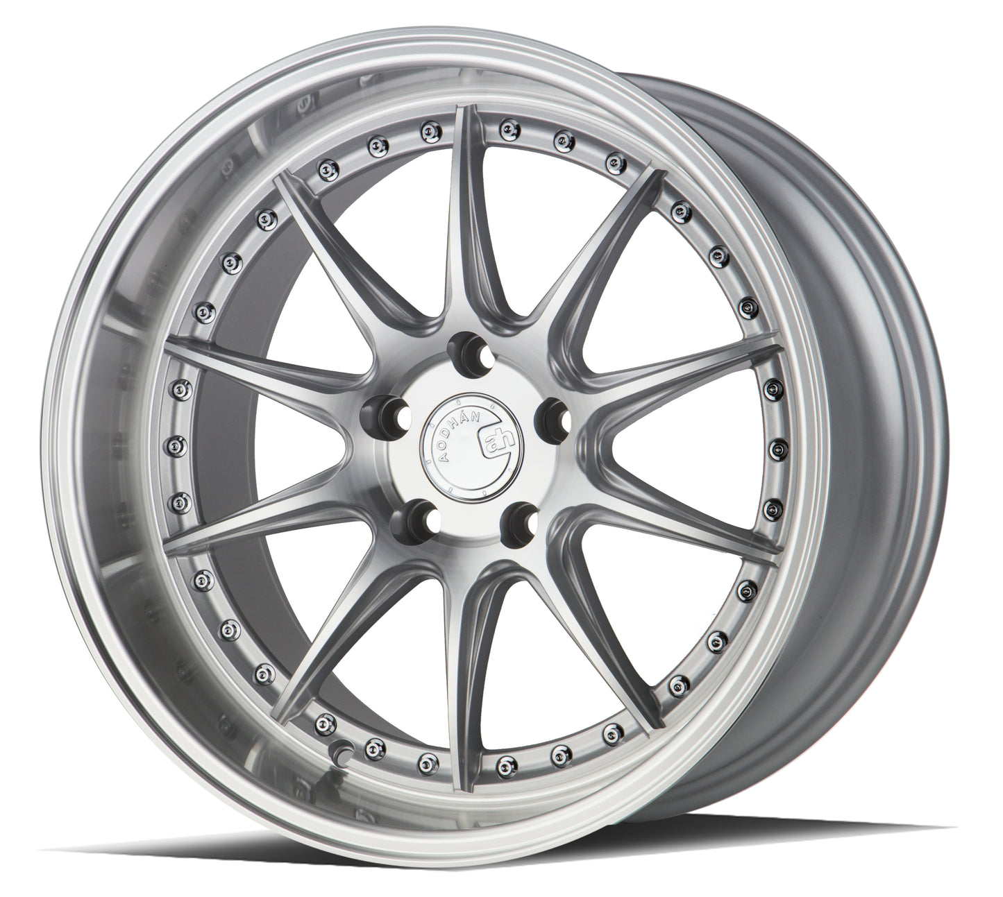 Aodhan Wheels DS07 Silver w/Machined Face 19x11 5x114.3 | +22 | 73.1