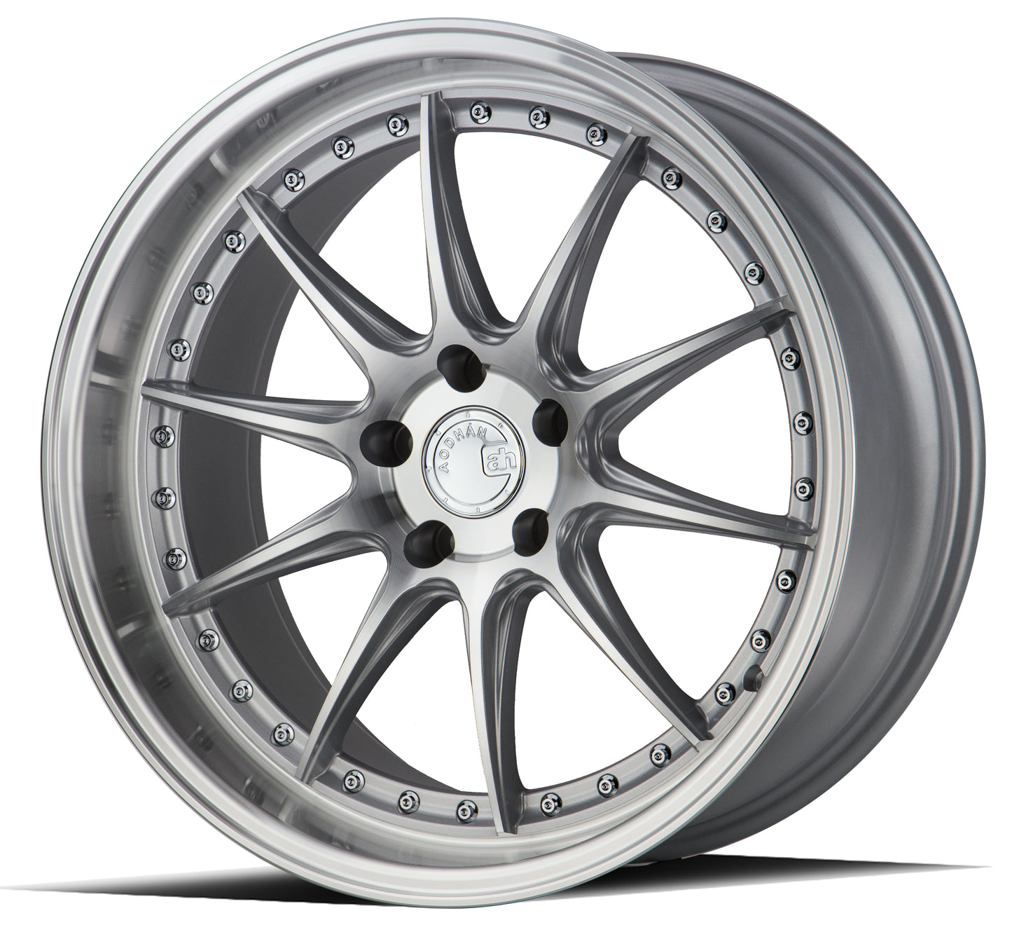 Aodhan Wheels DS07 Silver w/Machined Face 19x9.5 5x114.3 | +22 | 73.1