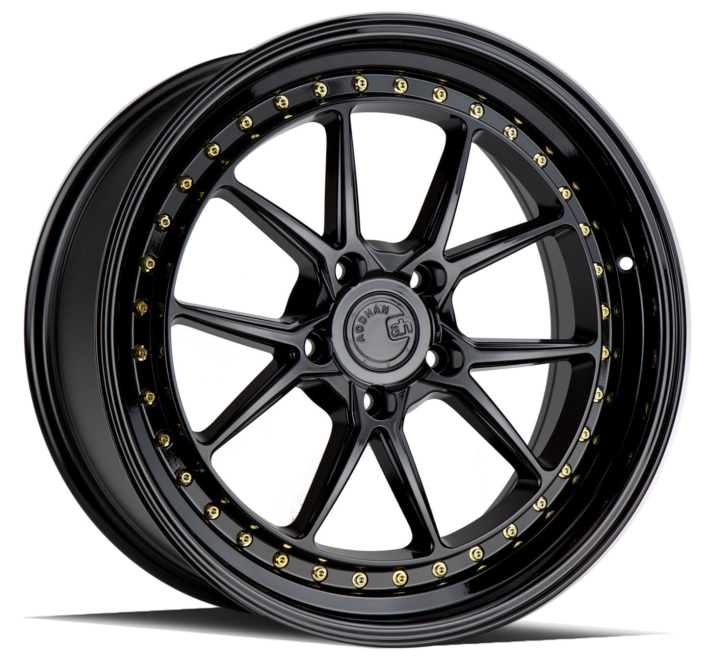 Aodhan Wheels DS08 Gloss Black 19x9.5 5X114.3 | +15 | 73.1