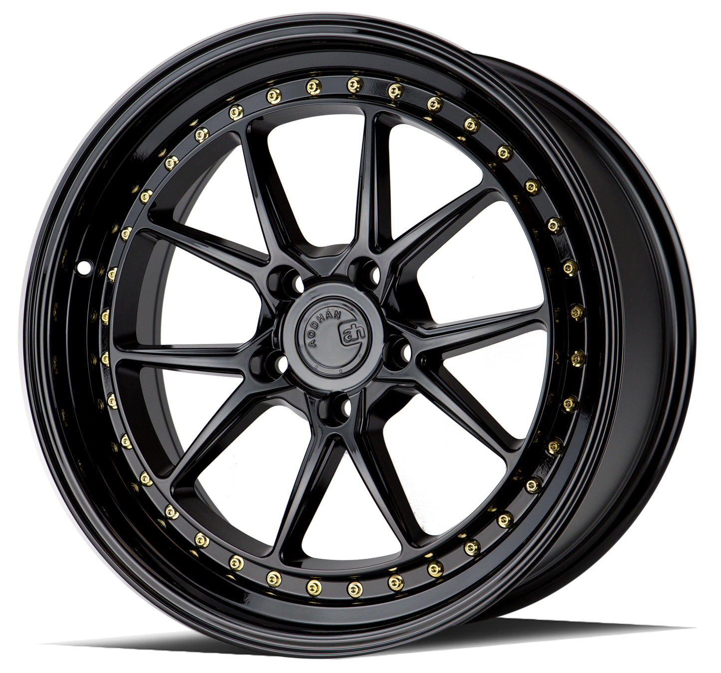 Aodhan Wheels DS08 Gloss Black 19x9.5 5X114.3 | +15 | 73.1