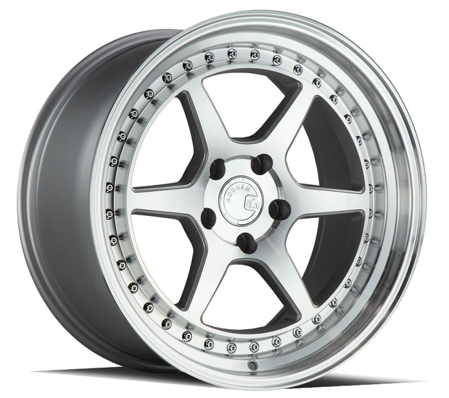 Aodhan Wheels DS09 Silver w/Machined Face 18x8.5 5x100 | +35 | 73.1