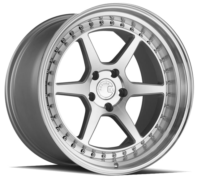 Aodhan Wheels DS09 Silver w/Machined Face 19x11 5x114.3 | +22 | 73.1