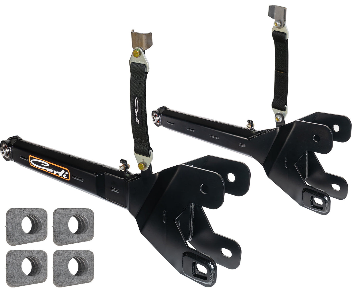 CARLI 2008-2010 Ford F-250 F-350 Super Duty 4x4 Diesel 2.5" Backcountry System, Full Progressive Leaf Springs