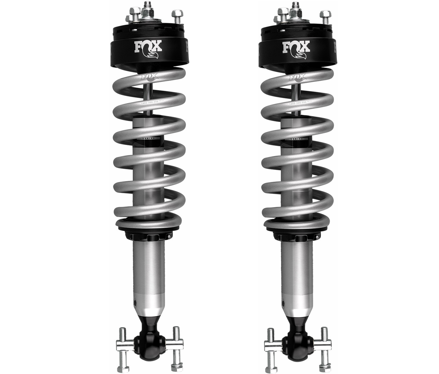 Pair Of Front Fox 2021-2022 Ford F150 4WD 2.0 Performance Series IFP Front: Shocks and Coilovers 0-2" Lift