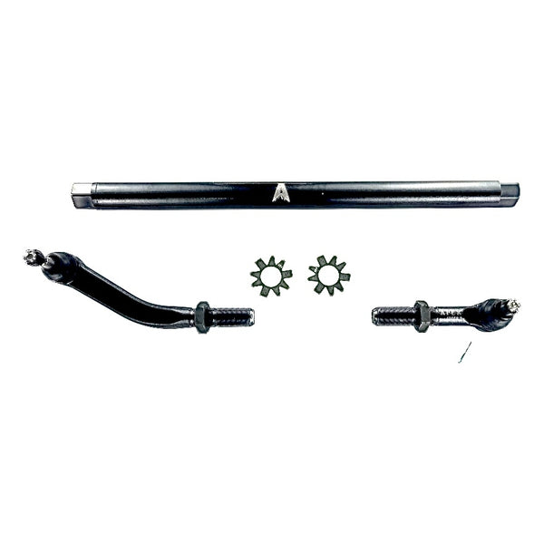 Apex Chassis JK 2.5 Ton Extreme Duty No Flip Drag Link Assembly in Steel Fits 07-18 Jeep Wrangler JK Fits a axles with a lift of 3.5 inches or less