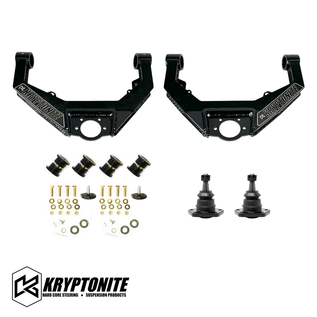 Kryptonite 2001-2010 Chevy/GMC 1500HD/2500HD/3500HD Tubular Upper Control Arm Kit