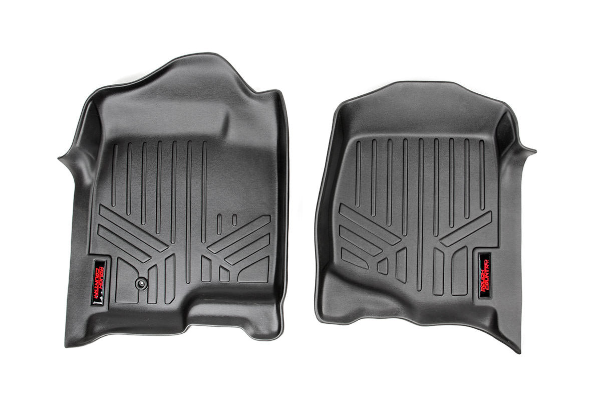 Rough Country Heavy Duty Floor Mats Front-07-13 Silverado/Sierra