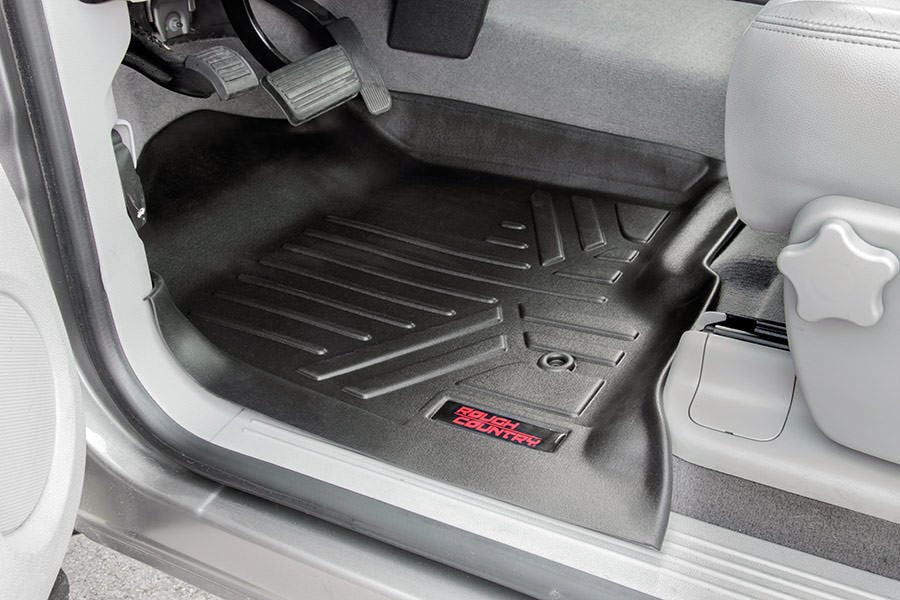 Rough Country Heavy Duty Floor Mats Front-07-13 Silverado/Sierra