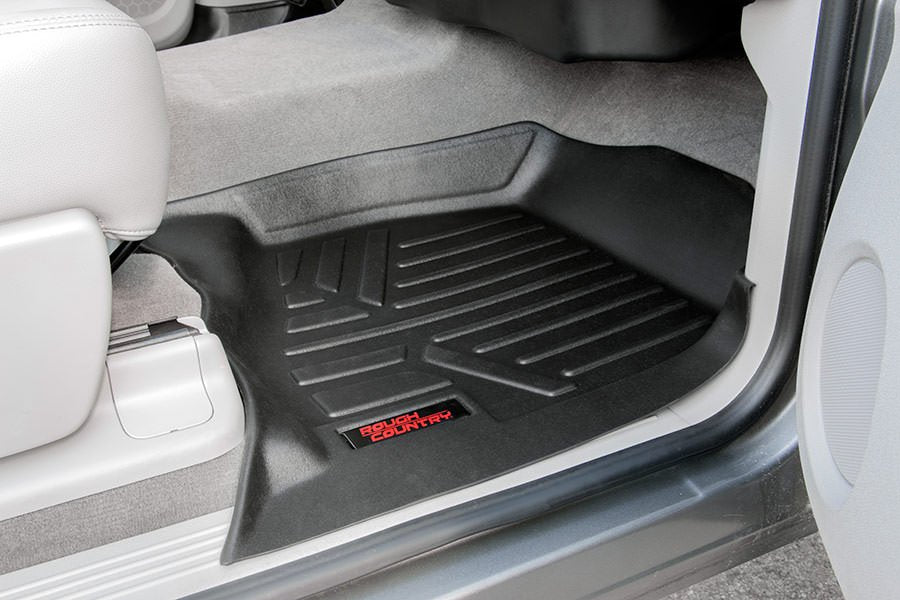 Rough Country Heavy Duty Floor Mats Front-07-13 Silverado/Sierra