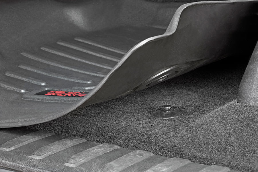 Rough Country Heavy Duty Floor Mats Front-07-13 Silverado/Sierra
