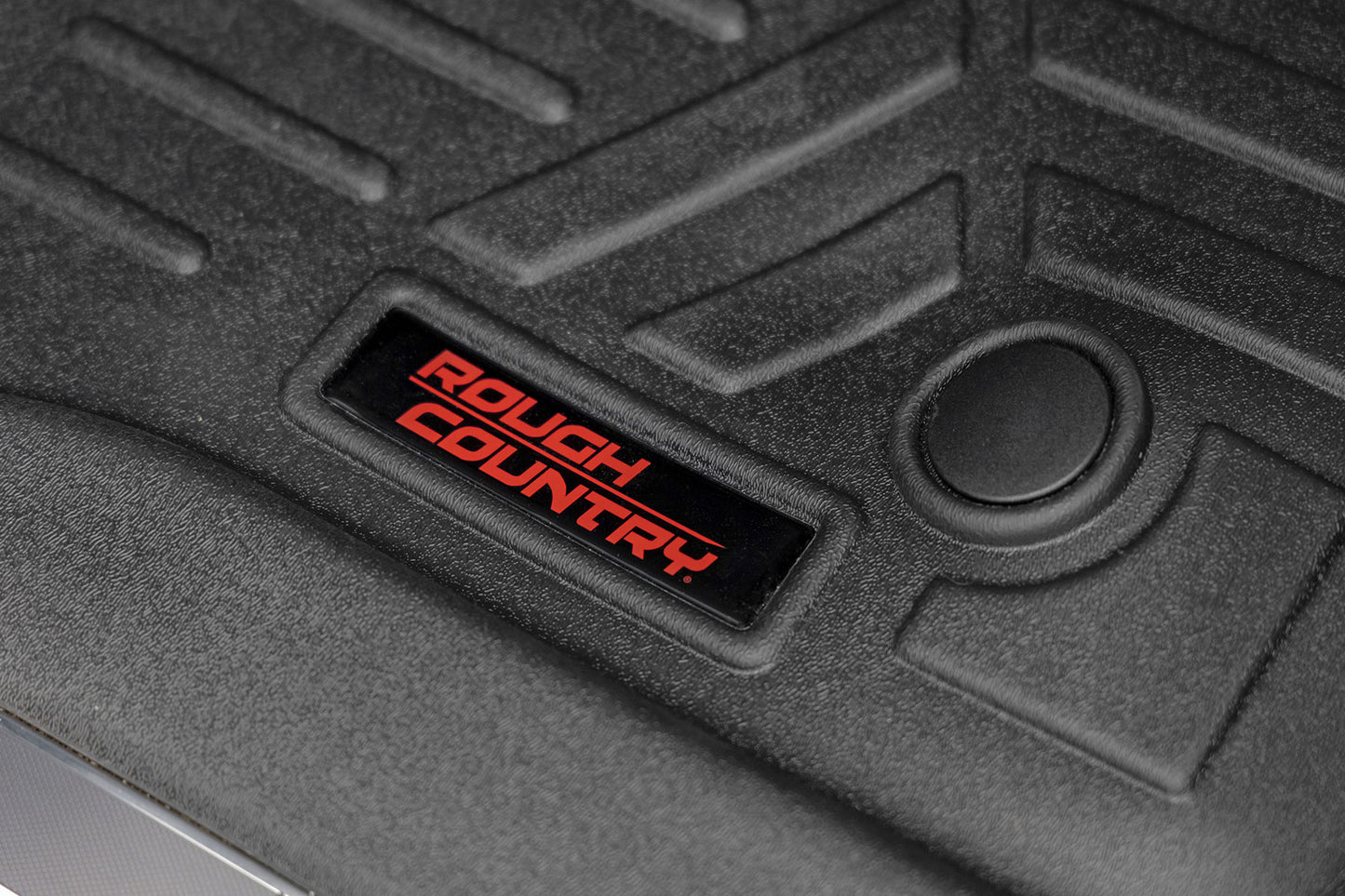 Rough Country Floor Mats Front and Rear Bucket Set 21-22 Ford Bronco 4-Door