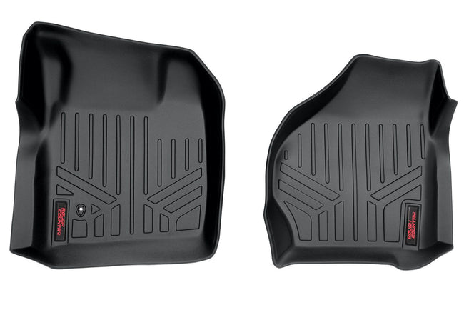 Rough Country Heavy Duty Floor Mats (Front 99-07 Ford Super Duty Crew Cab)