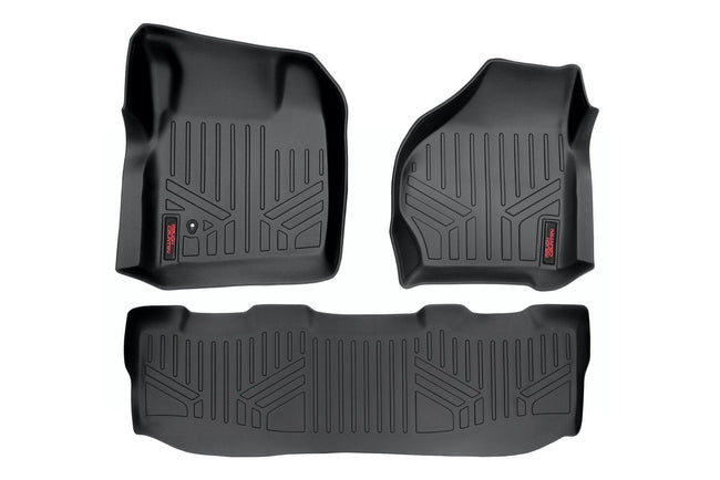 Rough Country Heavy Duty Floor Mats (Front/Rear 99-07 Ford Super Duty Crew Cab)