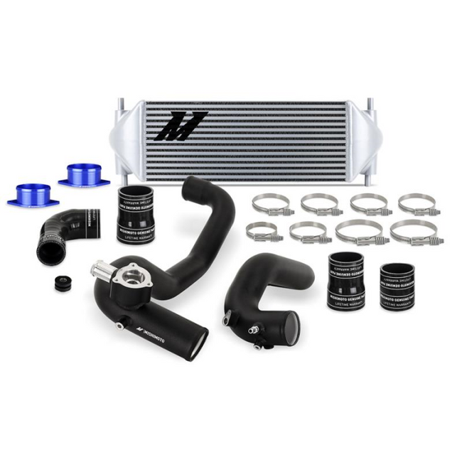 Mishimoto 2021+ Ford Bronco 2.3L Intercooler Kit - Black Pipes/Silver Core