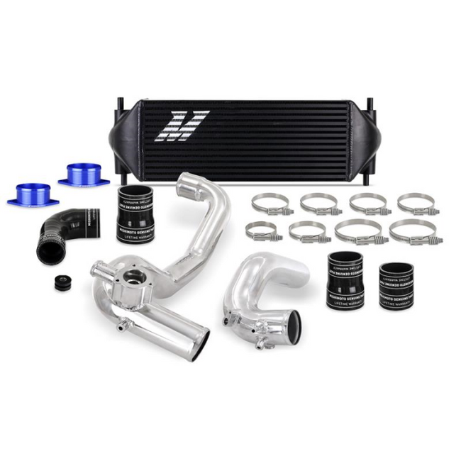 Mishimoto 21+ 2.3L Bronco Stock Location INT Kit Polished Pipes Black Core