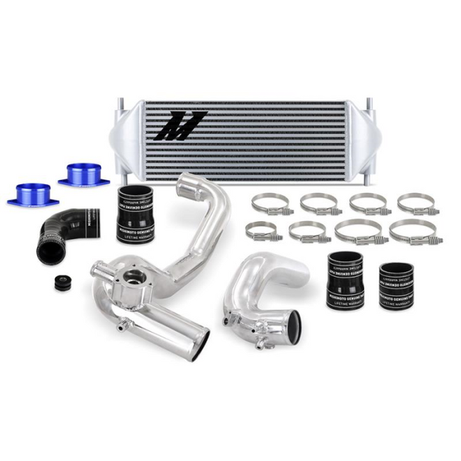 Mishimoto 21+ 2.3L Bronco Stock Location INT Kit Polished Pipes Silver Core