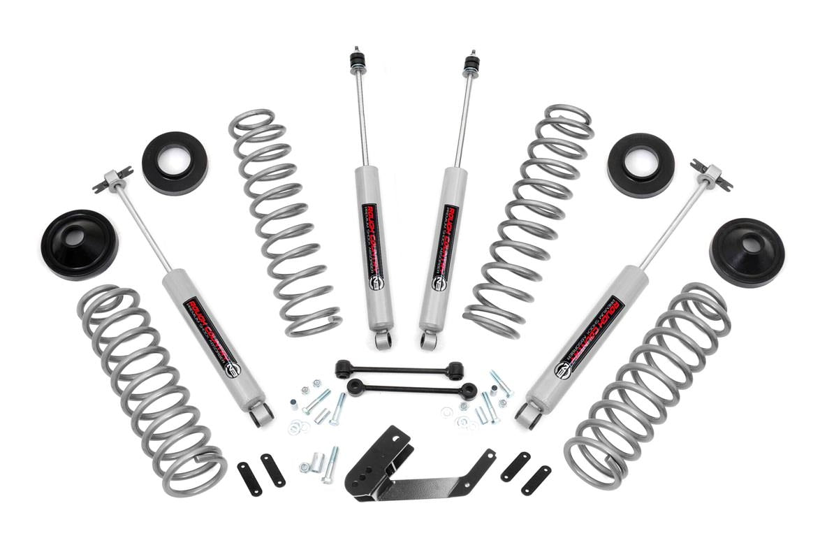 Rough Country 3.25 Inch Jeep Suspension Lift Kit 07-18 Wrangler JK Unlimited