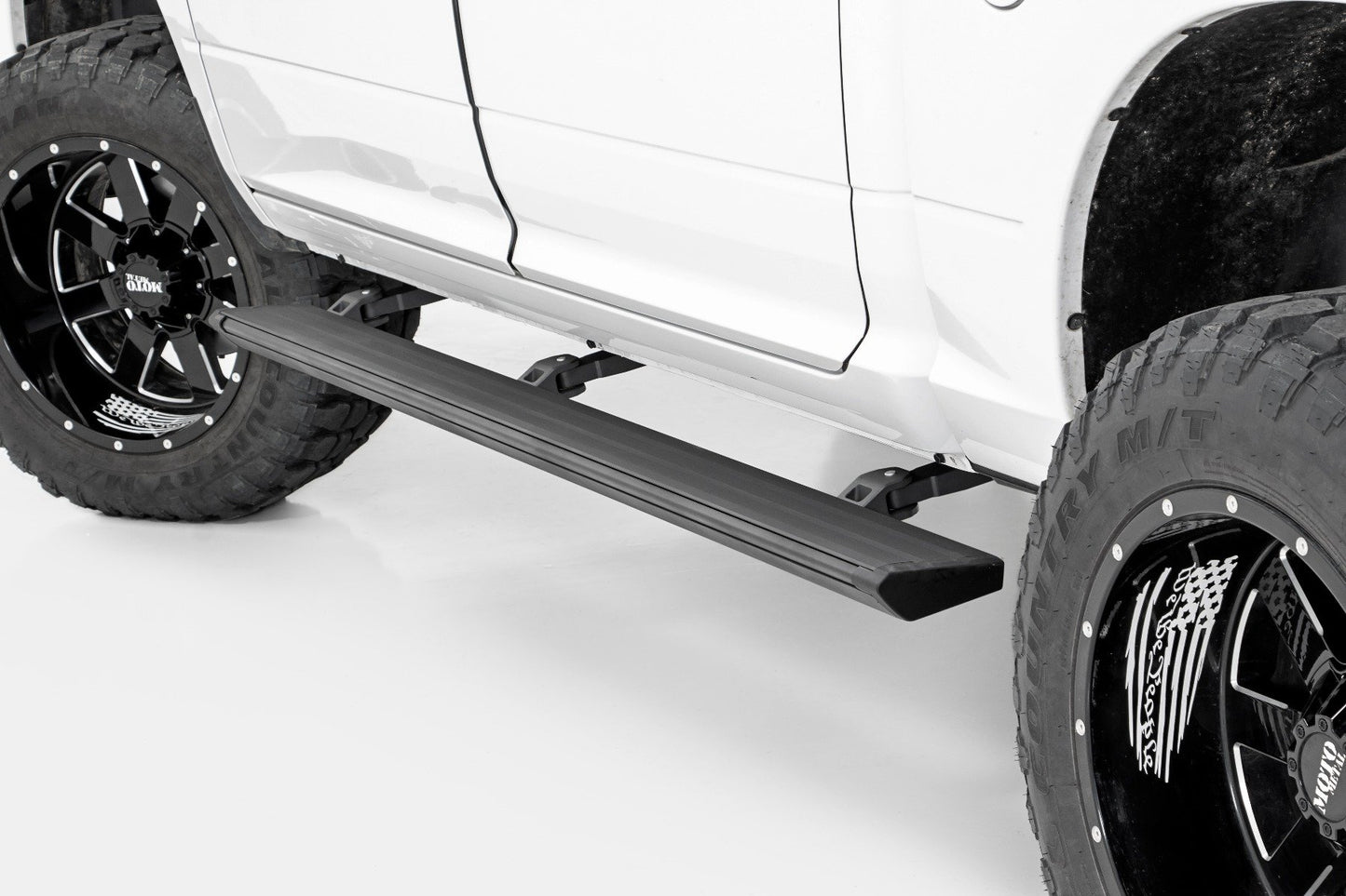 Rough Country Dodge Retract Electric Running Board Steps (15-17 Ram 1500 Crew Cab)