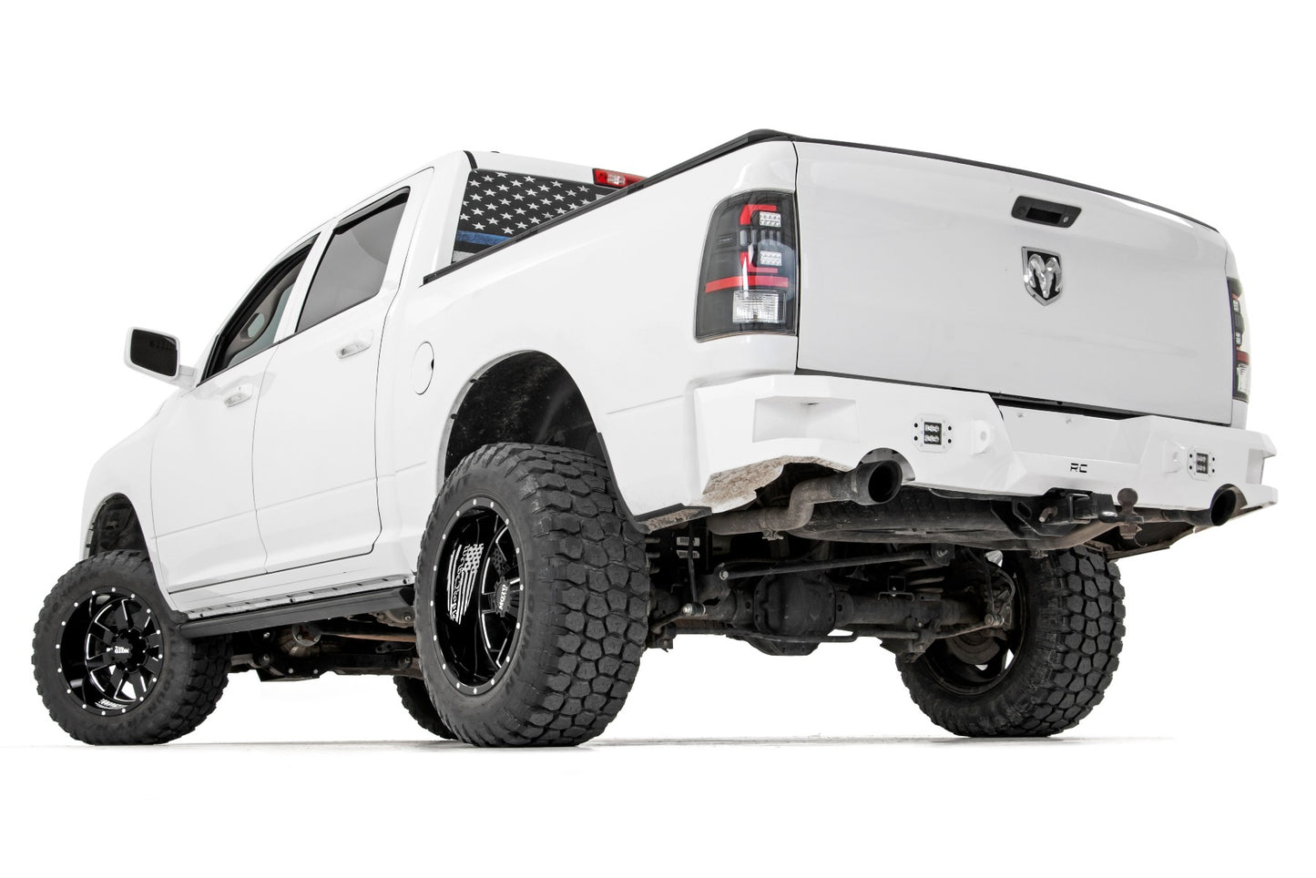 Rough Country Dodge Retract Electric Running Board Steps (15-17 Ram 1500 Crew Cab)